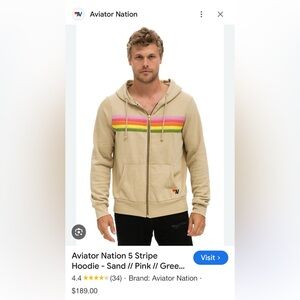 AVIATOR NATION AUTHENTIC HOODIE NWOT